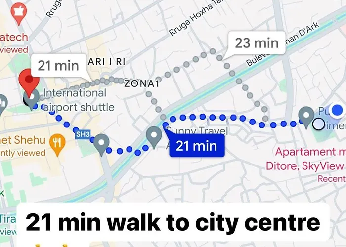 Skyview Oasis Premium 公寓 地拉那